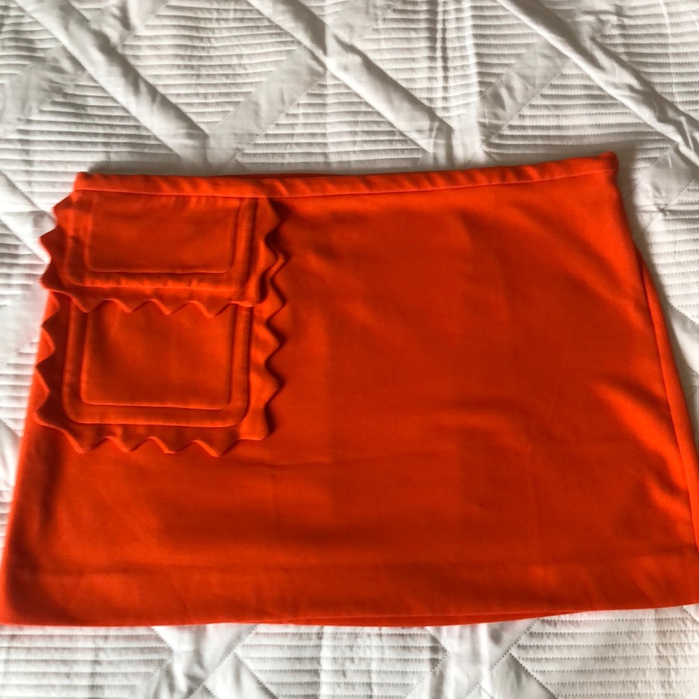 Victoria Beckham for Target Orange Mini Skirt